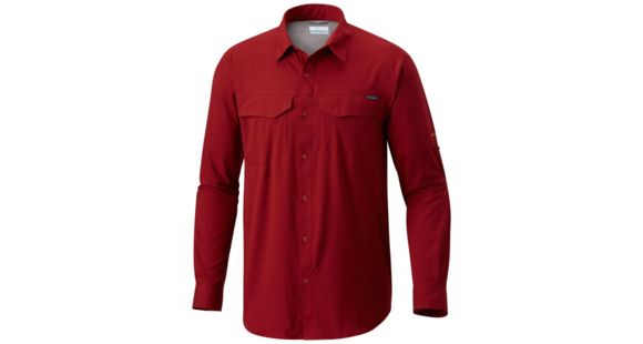 Columbia Silver Ridge Lite Long Sleeve Shirt - Men's, Red Element, S, 1654321611S