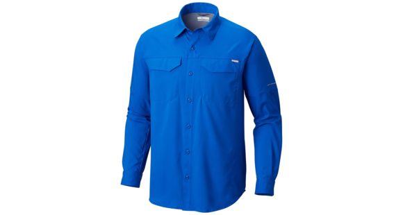 Columbia Silver Ridge Lite Long Sleeve Shirt - Men's, Azul, Small, 165432-437-S
