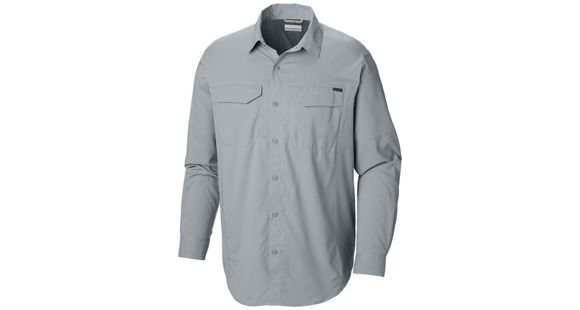 Columbia Silver Ridge Lite Long Sleeve Shirt - Men's, Cool Grey, Small, 1654321019-S