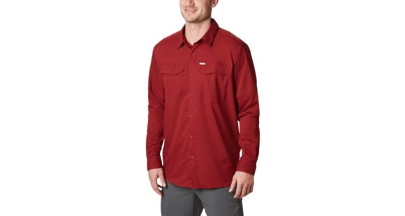 Columbia Silver Ridge Lite Long Sleeve Shirt - Men's, Red Jasper, Small, 1654321664-S
