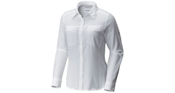 Columbia Silver Ridge Lite Long Sleeve - Shirt - Women's, White, Small, 1714371100-S