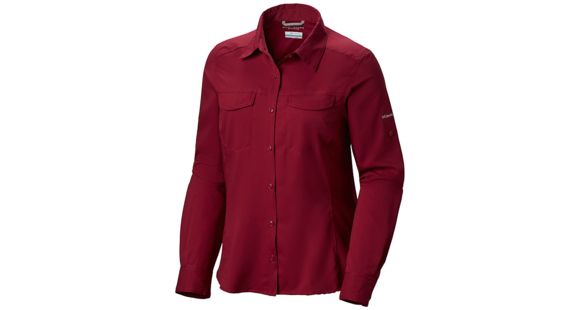 Columbia Silver Ridge Lite Long Sleeve - Shirt - Women's, Wine Berry, Large, 1714371550-L