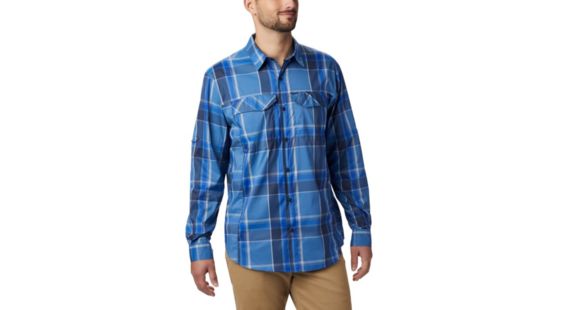 Columbia Silver Ridge Lite Plaid Long Sleeve - Men's, Scout Plaid, Large, 1711581461-L