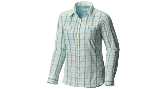 Columbia Silver Ridge Lite Plaid Long Sleeve Shirt - Women's-Iceberg Plaid-Small