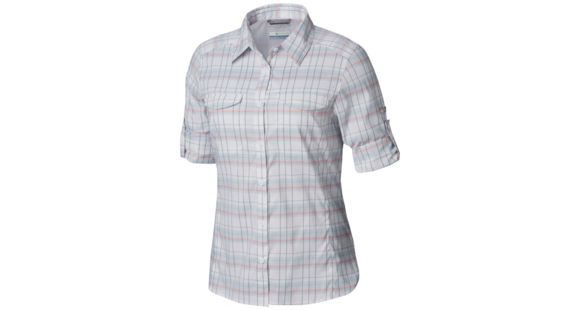 Columbia Silver Ridge Lite Plaid Long Sleeve Shirt - Women's, Cirrus Grey Small Plaid, Small, 1710561032-S