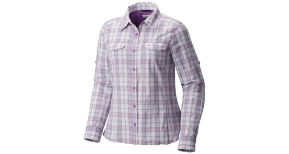 Columbia Silver Ridge Lite Plaid Long Sleeve Shirt - Womens, Crown Jewel Plaid, M, 1710561523M