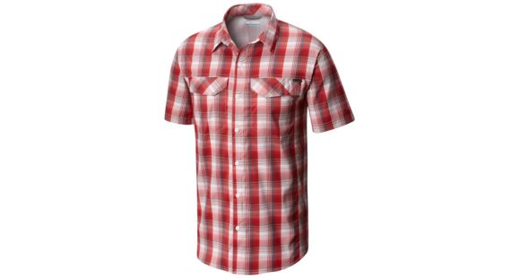 Columbia Silver Ridge Lite Plaid Short Sleeve Shirt - Men's, Red Spark Plaid, S, 1711591696S