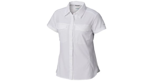 Columbia Silver Ridge Lite Short Sleeve - Women's, White, Small, 1836681100-S