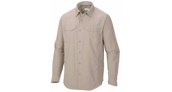 Columbia Silver Ridge Long Sleeve Shirt - Men's-Fossil-Small