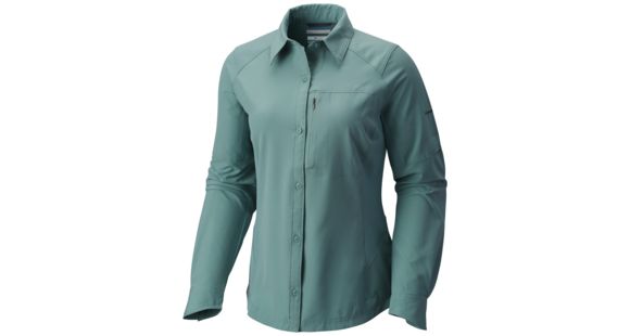 Columbia Silver Ridge Long Sleeve Shirt - Womens, Dusty Green, S, 1443231387S