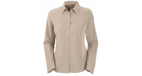 Columbia Silver Ridge Long Sleeve Shirt - Women's-Fossil-Small