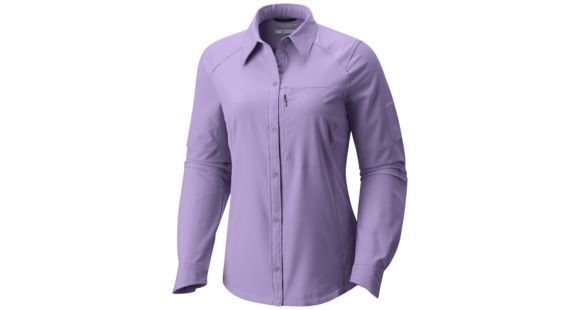 Columbia Silver Ridge Long Sleeve Shirt - Womens, Soft Violet, S, 1443231505S