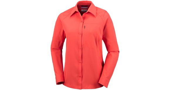 Columbia Silver Ridge Long Sleeve Shirt - Womens, Zing, S, 1443231864S