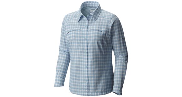 Columbia Silver Ridge Plaid Long Sleeve Shirt - Women's-Oxygen Ripstop-Small