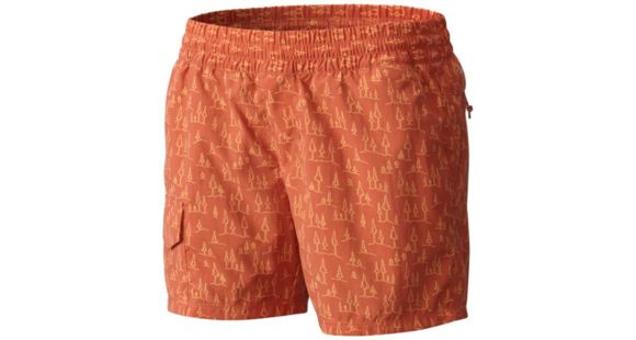 Columbia Silver Ridge Printed Pull On Short - Womens, Tuscan Tree Print, Size L, 4in Inseam, 1773521851L