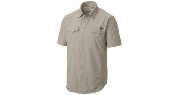 Columbia Silver Ridge Short Sleeve Shirt - Men's, Fossil, L, 1441661160L