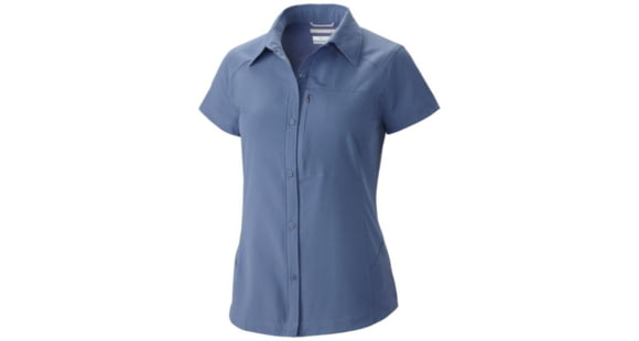 Columbia Silver Ridge Short Sleeve Shirt - Women's-Bluebell-Medium