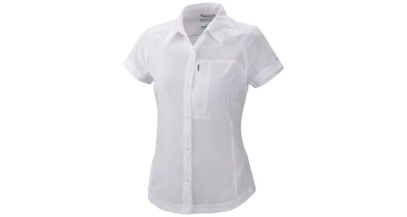 Columbia Silver Ridge Short Sleeve Shirt - Women's-White-Medium