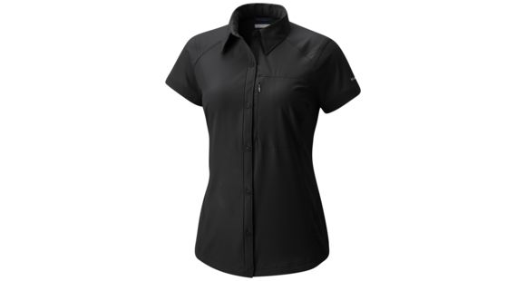 Columbia Silver Ridge Short Sleeve Shirt - Women's, Black, S, 1443251010S