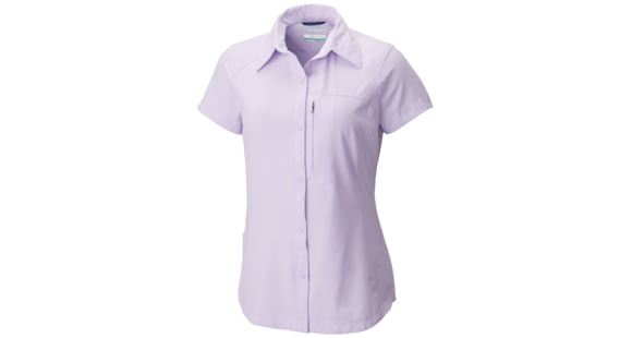 Columbia Silver Ridge Short Sleeve Shirt - Womens, Soft Violet, M, 1443251505M