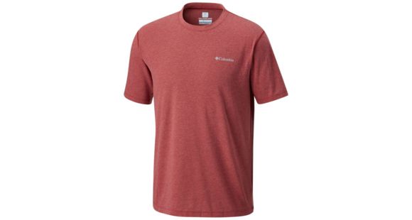 Columbia Silver Ridge Zero Short Sleeve Shirt - Men's, Red Element Heather, S, 1654361611S