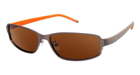 Columbia SILVERTHORNE Sunglasses - Frame MATTE GRAPPA/GRAPPA, Lens Color Brown, Size 58/15mm CBSILVERTHORNE03