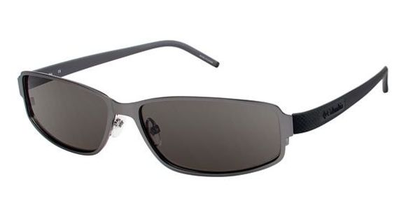 Columbia SILVERTHORNE Sunglasses - Frame MATTE GUN/BLACK, Lens Color Smoke, Size 58/15mm CBSILVERTHORNE02