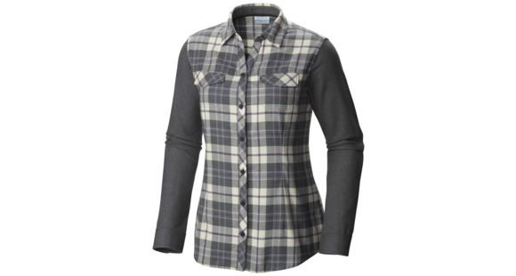 Columbia Simply Put II Flannel Shirt - Women's-Shark Blocked Large Plaid-Small