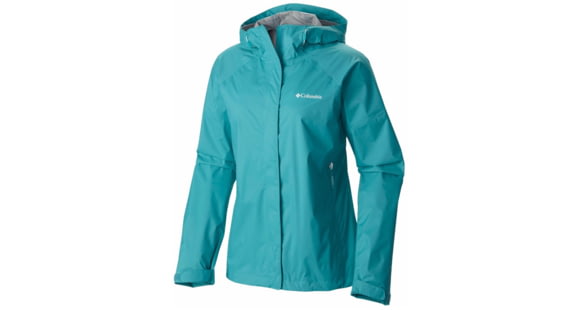 Columbia Sleeker Rain Jacket - Women's-Miami-Small