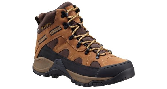 Columbia Smith Rock OutDry Hiking Boot - Men's-Hawk/Dark Banana-Medium-8.5