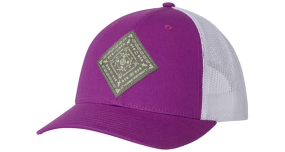 Columbia Snap Back Hat - Womens, Intense Violet, Bandana Patch, One Size, 1768401519O/S