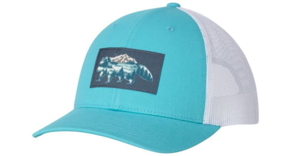 Columbia Snap Back Hat - Womens, Geyser, Racoon Patch, One Size, 1768401732O/S