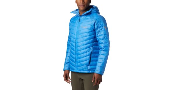 Columbia Snow Country Hooded Jacket - Men's, Azure Blue, Small, 1823141463-S