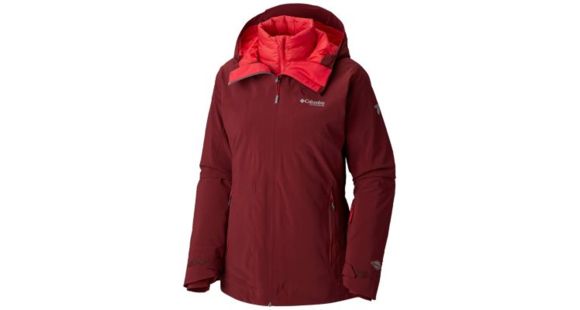 Columbia Snow Rival Interchange Jacket - Women's, Rich Wine, Large, 1801021624-L