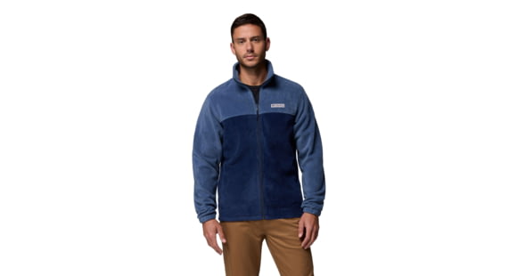Columbia Steens Mountain 2.0 Full Zip Fleece Jacket - Men's, Dark Mountain/Collegiate Navy, 2XL, 1476671479-479-XXL