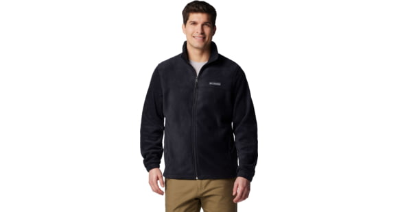 Columbia Steens Mountain Full Zip Fleece Jacket - Men's, Black, Medium, 1476671010-010-M