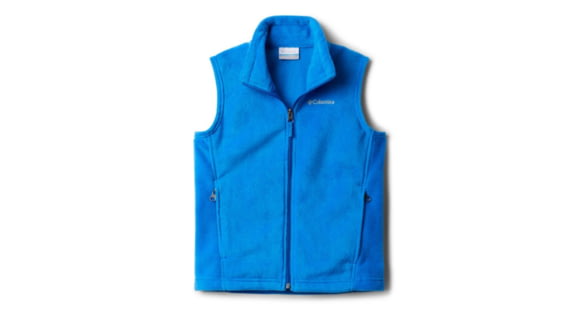 Columbia Steens Mt Fleece Vest, Super Blue, 4T - Boy's, 1620803438-4T