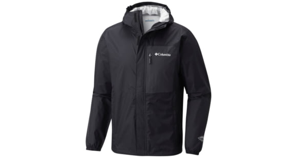 Columbia Summit Sleeker Rain Shell Jacket, Black, Shark, S, 1773851010S