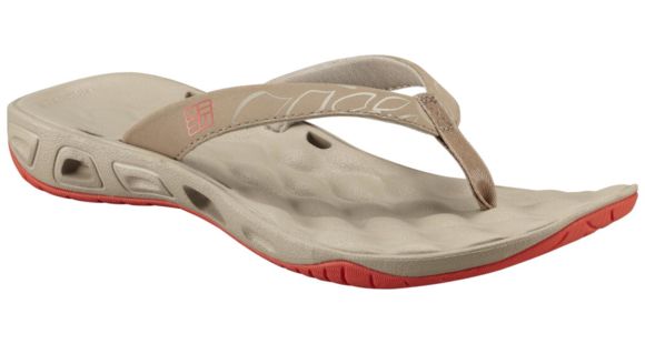 Columbia Sunbreeze Vent Flip Sandal - Women's-Fossil/Corange-Medium-12 US