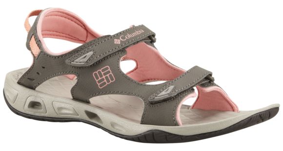 Columbia Sunbreeze Vent Sandal - Women's-Mud/Sorbet-Medium-11