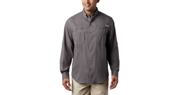 Columbia Tamiami II Long Sleeve Shirt - Mens, City Grey, Extra Small, 1286061023City GreyXS