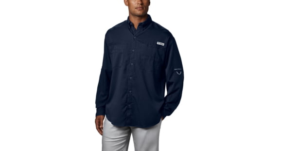 Columbia Tamiami II Long Sleeve Shirt - Men's, Collegiate Navy, Medium, 128606-464-M