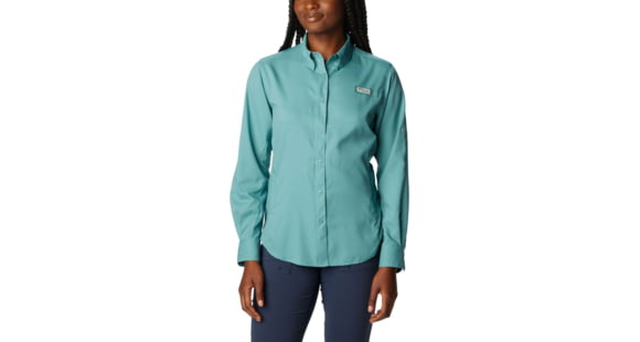 Columbia Tamiami II Long Sleeve Shirt - Womens, Tranquil Teal, Extra Large, 1275701329Tranquil TealXL