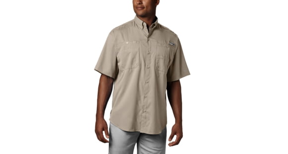 Columbia Tamiami II Short Sleeve Shirt - Mens, Fossil, 2XL, 1287051160FossilXXL