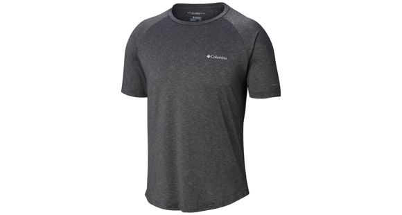Columbia Tech Trail II Short Sleeve Crew Shirt - Men's, Shark, Large, 1838581011-L