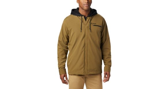 Columbia Tech Trail Shirt Jacket Interchange - Men's, Olive Brown, Black Liner, Extra Large, 1867111334-XL