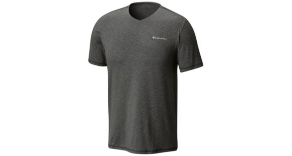 Columbia Tech Trail V-Neck Shirt - Men's, Shark, L, 1738991011L