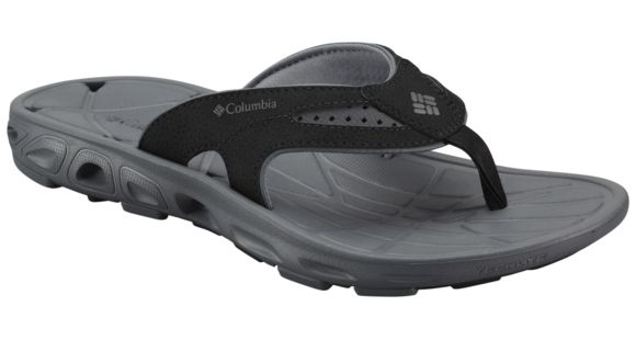 Columbia Techsun Vent Flip Sandal - Men's-Black/Charcoal-Medium-12