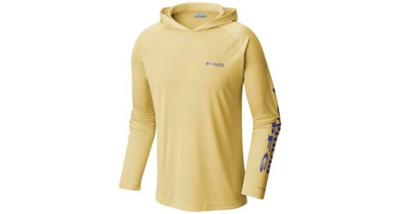 Columbia Terminal Tackle Hoodie - Mens, Sunlit/Purple Lotus Logo, Medium, 1536171707-M