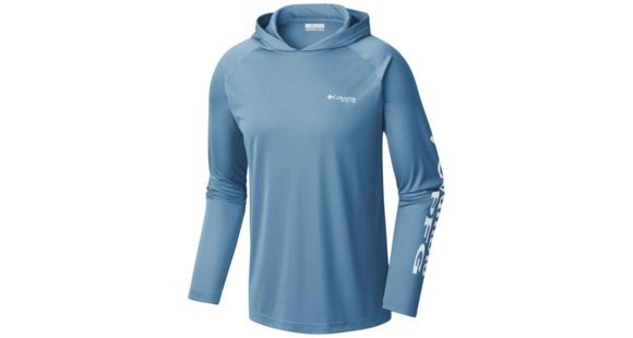 Columbia Terminal Tackle Hoodie - Men's, White Cap, White Logo, 2XL, Tall, 153617-451-2XT